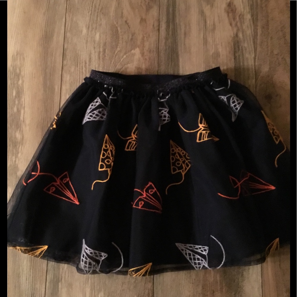Girls Paper Airplane Cat and Jack Skirt